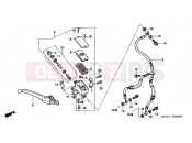 HONDA CB900F5 Hornet 900 2005 F-4 FRONT MASTER CYLINDER