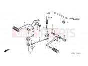 HONDA CB900F5 Hornet 900 2005 F-19 PEDAL