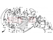 HONDA NC700DD INTEGRA 2013 F-12 FRONT ENGINE HOUSING