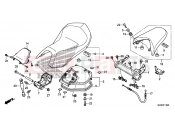 HONDA NC700DD INTEGRA 2013 F-18 SEAT