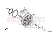 HONDA NC700DD INTEGRA 2013 F-23 FRONT WHEEL