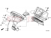 HONDA NC700DD INTEGRA 2013 F-29 AIR FILTER