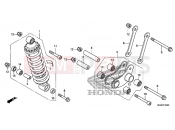 HONDA NC700DD INTEGRA 2013 F-34 REAR SHOCK ABSORBER