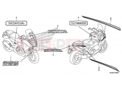HONDA NC700DD INTEGRA 2013 F-45 JELZÉS/EMBLÉMA