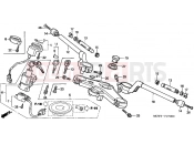 HONDA VFR8002 INTERCEPTOR 2002 F-7 STEERING BAR PIPE / UPPER BRIDGE