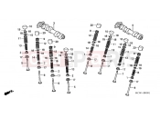 HONDA VFR8003 INTERCEPTOR 2003 E-3-1 CAMSHAFT / VALVE (REAR)