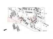 HONDA VFR8003 INTERCEPTOR 2003 F-11-1 B. FRONT BRAKE CALIPER