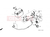 HONDA VFR8003 INTERCEPTOR 2003 F-31 BATTERY
