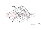 HONDA VFR800FIW INTERCEPTOR 1998 E-4 RIGHT CRANKSHAFT COVER