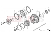 HONDA VFR800FIW INTERCEPTOR 1998 E-5 CLUTCH