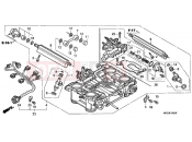 HONDA VFR800FIW INTERCEPTOR 1998 E-16 THROTTLE HOUSING (ED.)