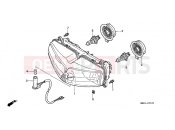 HONDA VFR800FIW INTERCEPTOR 1998 F-1 HEADLIGHT