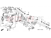HONDA VFR800FIW INTERCEPTOR 1998 F-7 STEERING BAR PIPE / UPPER BRIDGE