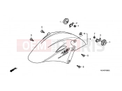 HONDA VFR800A2 INTERCEPTOR ABS 2002 F-9 FRONT FENDER