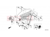 HONDA NC700DC NC700D 2012 F-10 FRONT FENDER
