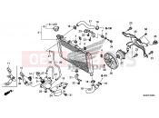 HONDA NC700DC NC700D 2012 F-42 RADIATOR