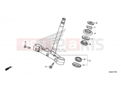 HONDA NC700SAC NC700S 2012 F-7 STEERING WHEEL
