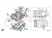 HONDA NC700SC NC700S 2012 E-14 CRANKSHAFT