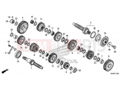 HONDA NC700SC NC700S 2012 E-16 TRANSMISSION (NC700S / SA)