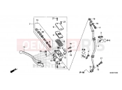 HONDA NC700SC NC700S 2012 F-4 FRONT MASTER CYLINDER (NC700S)