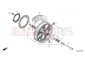 HONDA NC700SC NC700S 2012 F-11 FRONT WHEEL