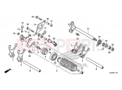 HONDA NC700SDC NC700S 2012 E-17-1 TRANSMISSION DRUM (NC700SD)