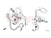 HONDA NC700SDC NC700S 2012 F-3-1 SWITCH / CABLE (NC700SD)