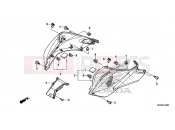 HONDA NC700SAD NC700S ABS 2013 F-40 PROTECTOR