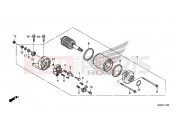 HONDA NC700SDD NC700S Dual Cluth ABS 2013 E-12 STARTER ENGINE