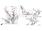 HONDA NC700SDD NC700S Dual Cluth ABS 2013 F-4-1 FRONT MASTER CYLINDER (NC700SA / SD)