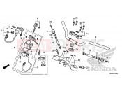 HONDA NC700SDD NC700S Dual Cluth ABS 2013 F-6 STEERING BAR PIPE / UPPER BRIDGE