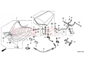 HONDA NC700SDD NC700S Dual Cluth ABS 2013 F-17 SEAT