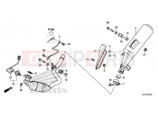 HONDA NC700SDE NC700SD 2014 F-22 EXHAUST DRUM