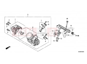 HONDA NC700XC NC700X 2012 E-20 THROTTLE HOUSING