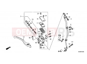 HONDA NC700XC NC700X 2012 F-4 FRONT MASTER CYLINDER (NC700X)