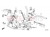 HONDA NC700XC NC700X 2012 F-6 STEERING BAR PIPE / UPPER BRIDGE