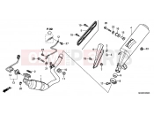 HONDA NC700XC NC700X 2012 F-22 EXHAUST DRUM