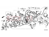 HONDA NC700XC NC700X 2012 F-32 WIRING HARNESS