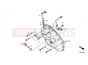 HONDA NC700XAC NC700X ABS 2012 E-5 RIGHT CRANKSHAFT COVER (NC700X / XA)