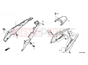 HONDA NC700XAC NC700X ABS 2012 F-18 SEAT HOST