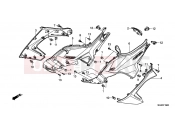 HONDA NC700XAC NC700X ABS 2012 F-19 SIDE COVER