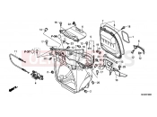 HONDA NC700XAC NC700X ABS 2012 F-38 LUGGAGE BOX