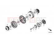 HONDA NC700XDC NC700X Dual Cluth ABS 2012 E-7-1 CLUTCH (NC700XD)