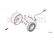 HONDA NC700XDC NC700X Dual Cluth ABS 2012 E-10 GENERATOR