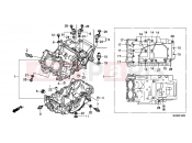 HONDA NC700XDC NC700X Dual Cluth ABS 2012 E-14 FORGATTYÚHÁZ