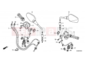 HONDA NC700XDC NC700X Dual Cluth ABS 2012 F-3-1 HANDLE / SWITCH / CABLE (NC700XD)