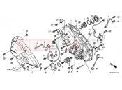 HONDA NC700XDD NC700X Dual Cluth ABS 2013 E-5-1 RIGHT CRANKSHAFT COVER (NC700XD)