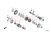 HONDA NC700XDD NC700X Dual Cluth ABS 2013 E-16-1 GEARBOX (NC700XD) (CRANKSHAFT)