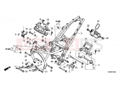 HONDA NC700XDD NC700X Dual Cluth ABS 2013 F-34 FRAME HOUSING