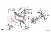 HONDA NC700XDD NC700X Dual Cluth ABS 2013 F-35 RADIATOR